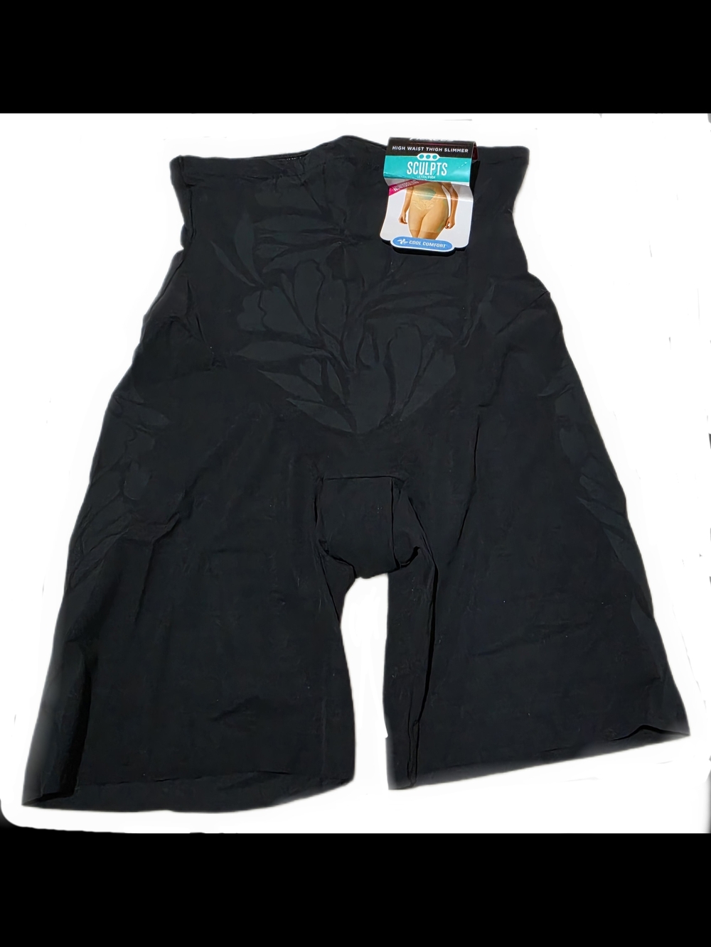 Maidenform Black High-Waist Shaping Shorts